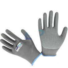 Polyester Liner Latex Crinkle Gorilla Grip Slip Resistant Work Gloves